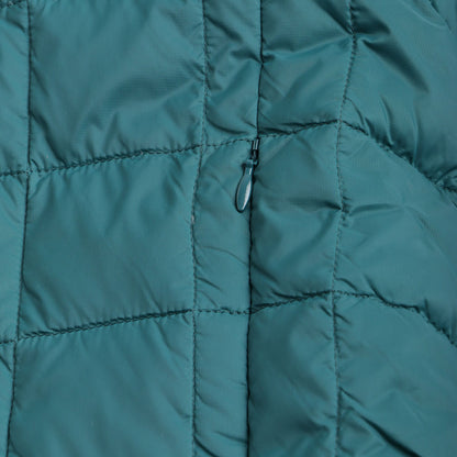 Taion Down x Boa Reversible Fleece Jacket, Dark Blue Green Dark Olive, Detail Shot 6