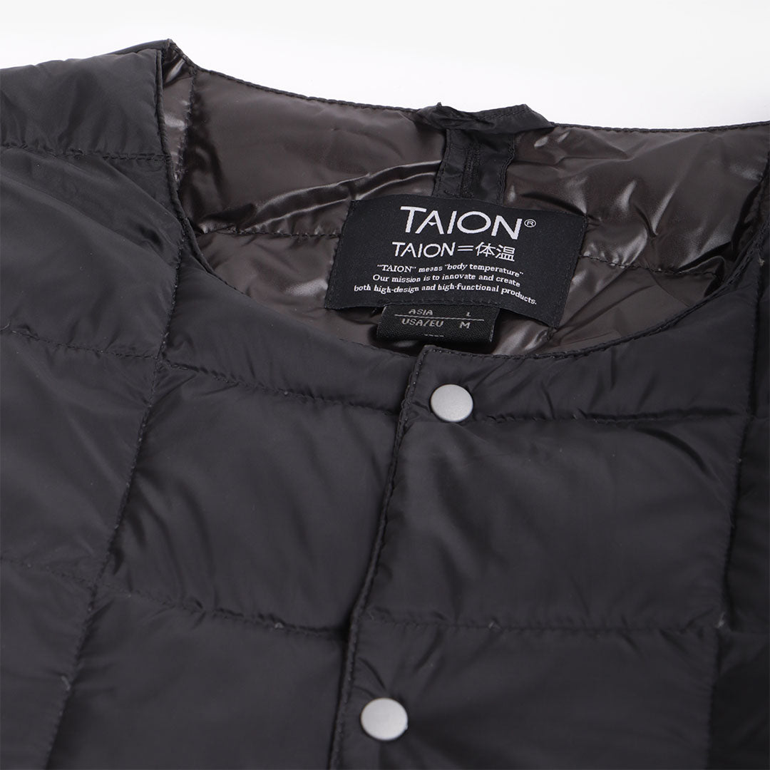 Taion Crew Neck Button Down Jacket