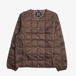 Taion Crew Neck Down Jacket - Brown