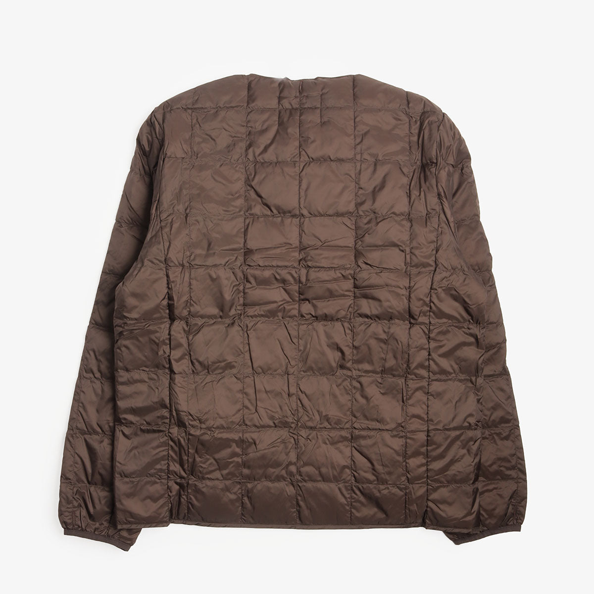 Taion Crew Neck Down Jacket - Dark Chocolate
