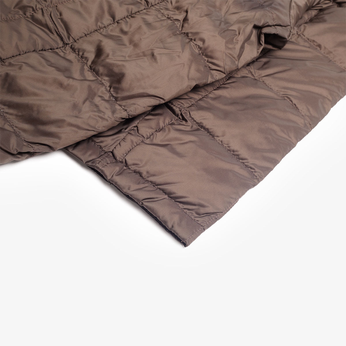 Taion Crew Neck Down Jacket - Dark Chocolate