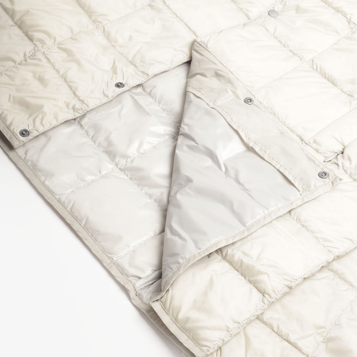 Taion Crew Neck Down Jacket - Icegray