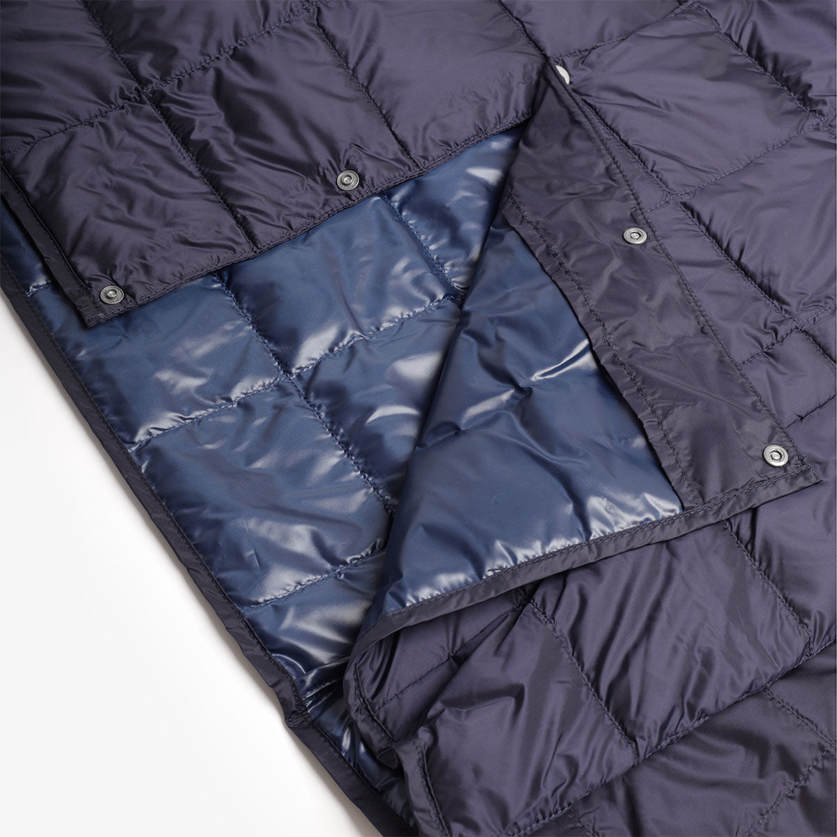 Taion Crew Neck Down Jacket - Navy