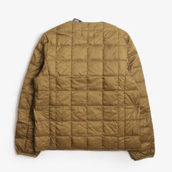 thumbnail Taion Crew Neck Down Jacket, Beige, Detail Shot 4
