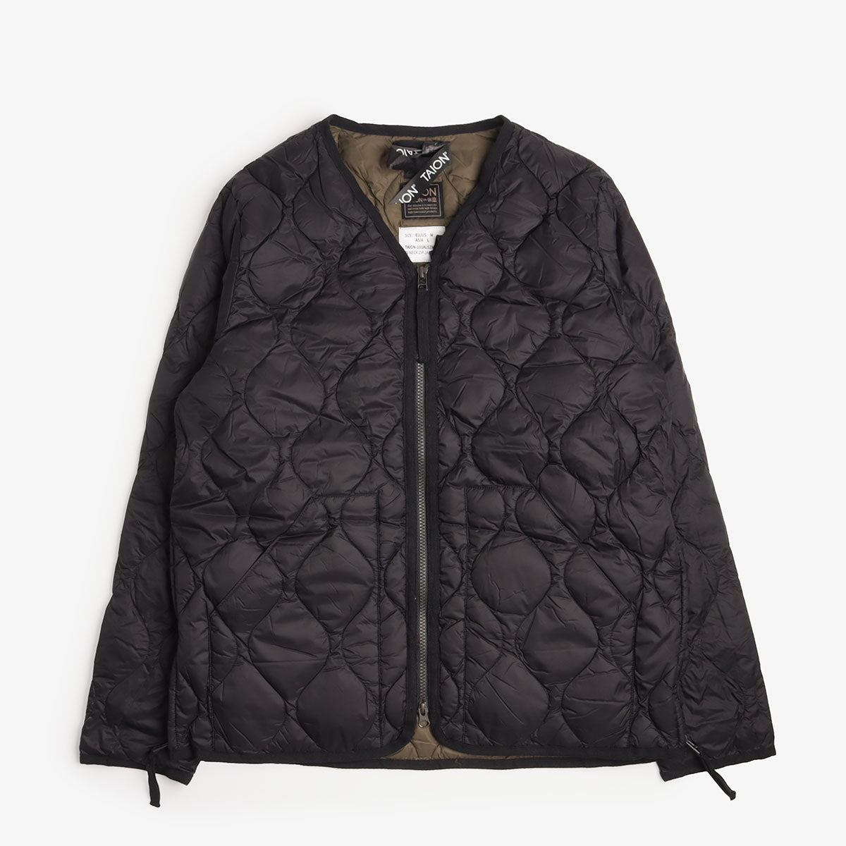 Taion Military W-Zip V Neck Down Jacket