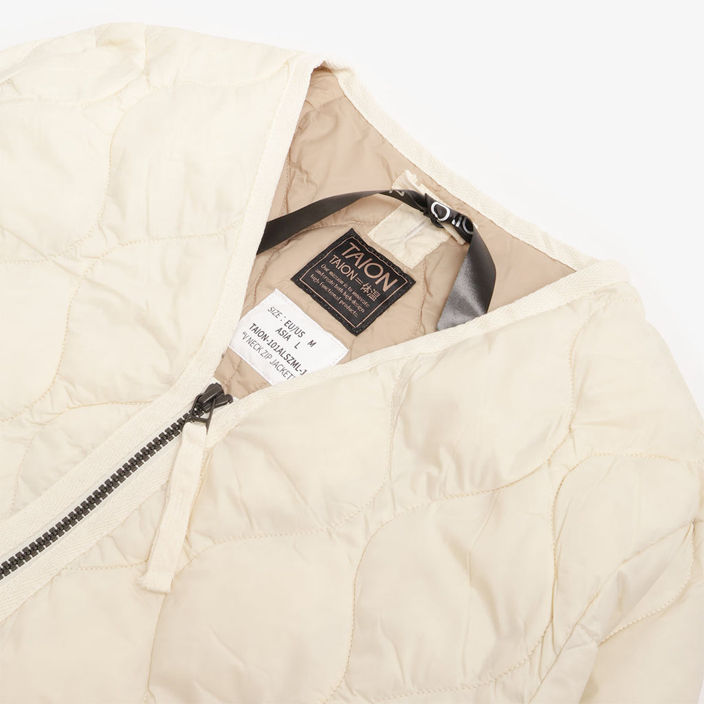 Taion Military W-Zip V Neck Down Jacket