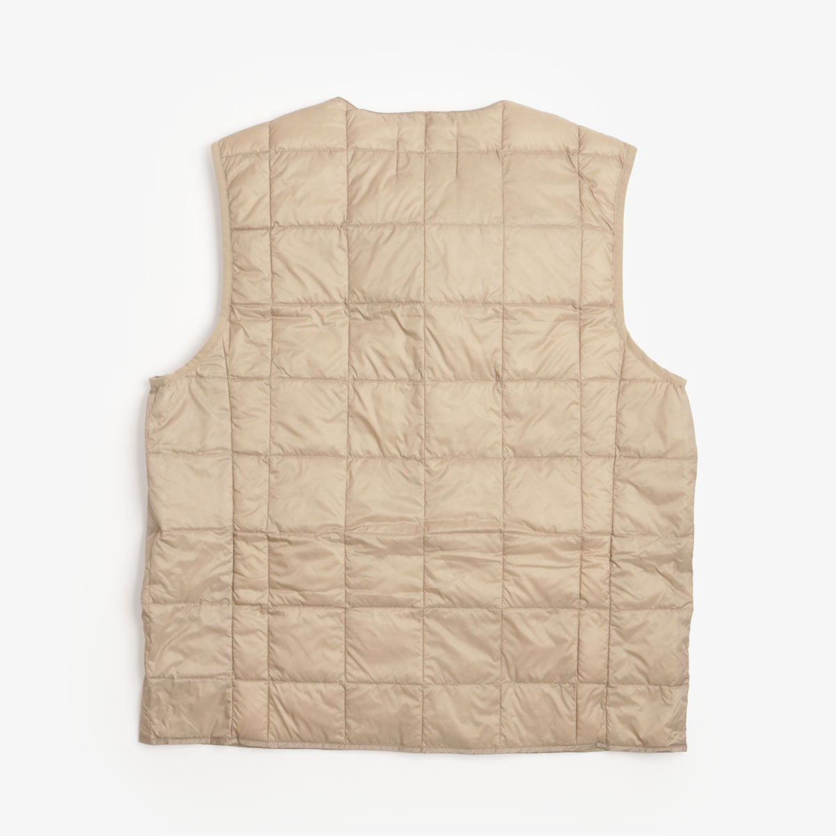 Taion V-Neck Down Vest - Beige