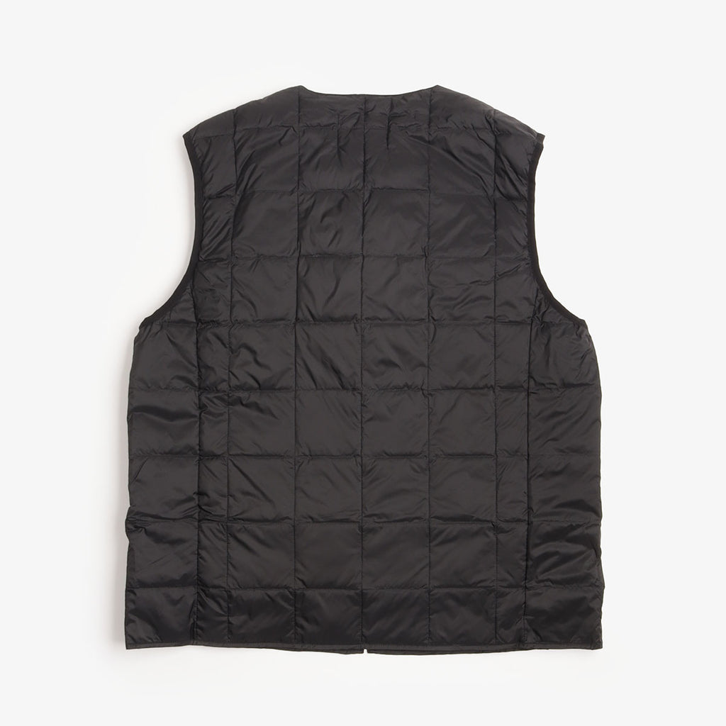 Taion V-Neck Down Vest - Black