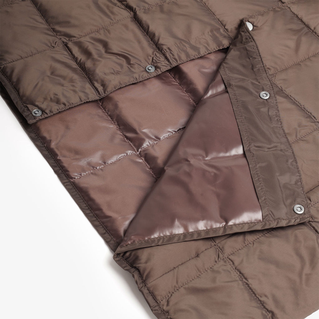 Taion V-Neck Down Vest - Dark Chocolate