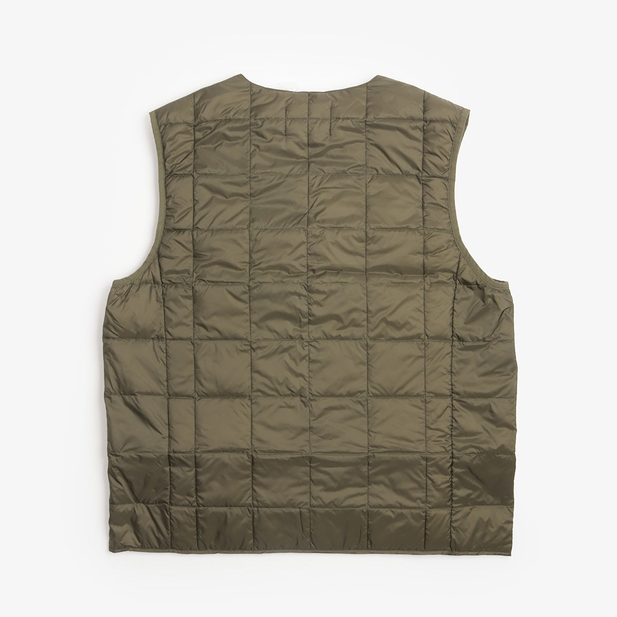Taion V-Neck Down Vest - Dark Olive