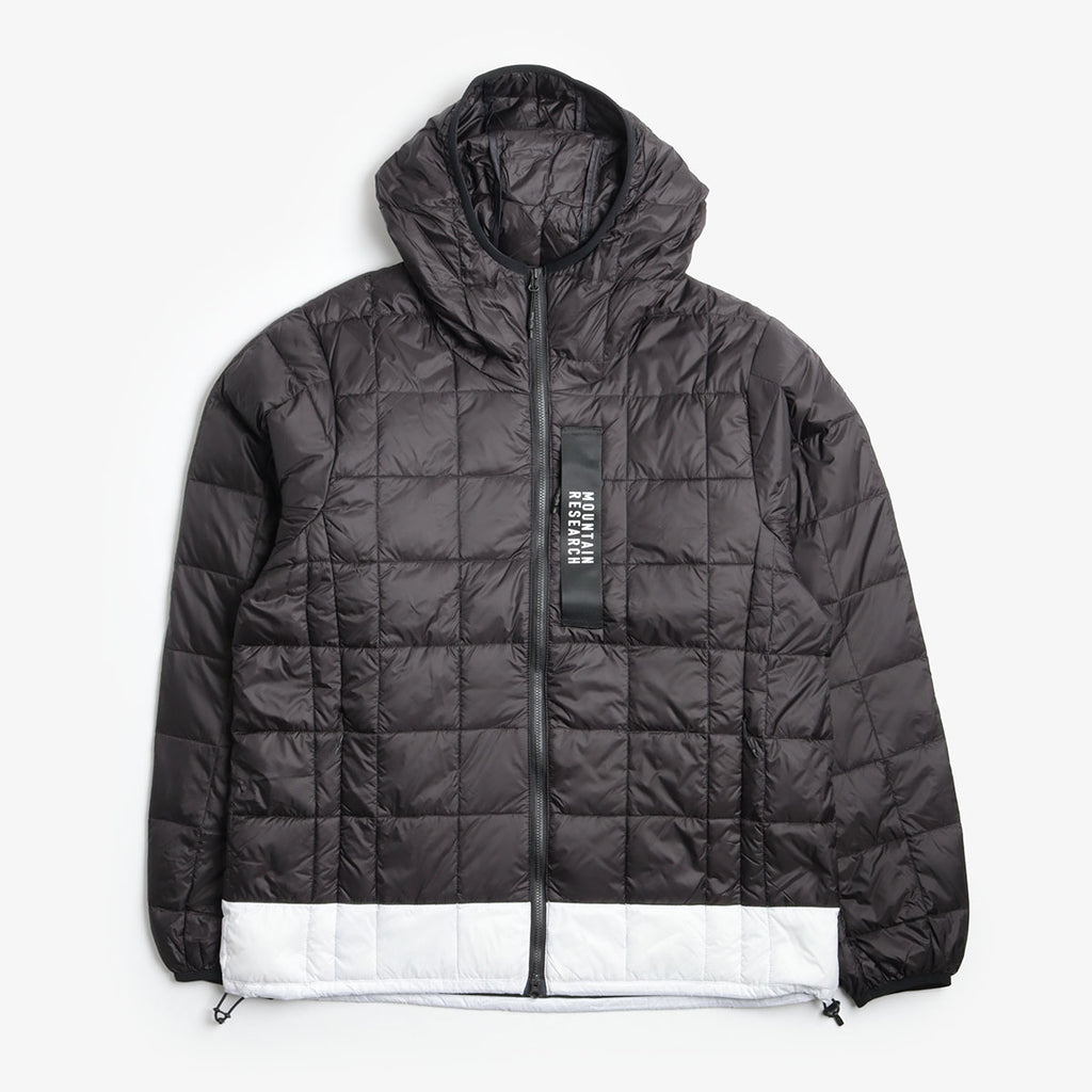 Taion x Mountain Research Down Zip Parka, Black, Detail Shot 1