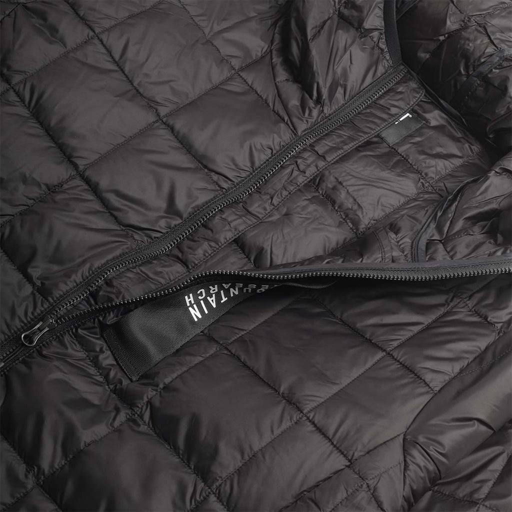 Taion x Mountain Research Down Zip Parka, Black, Detail Shot 4