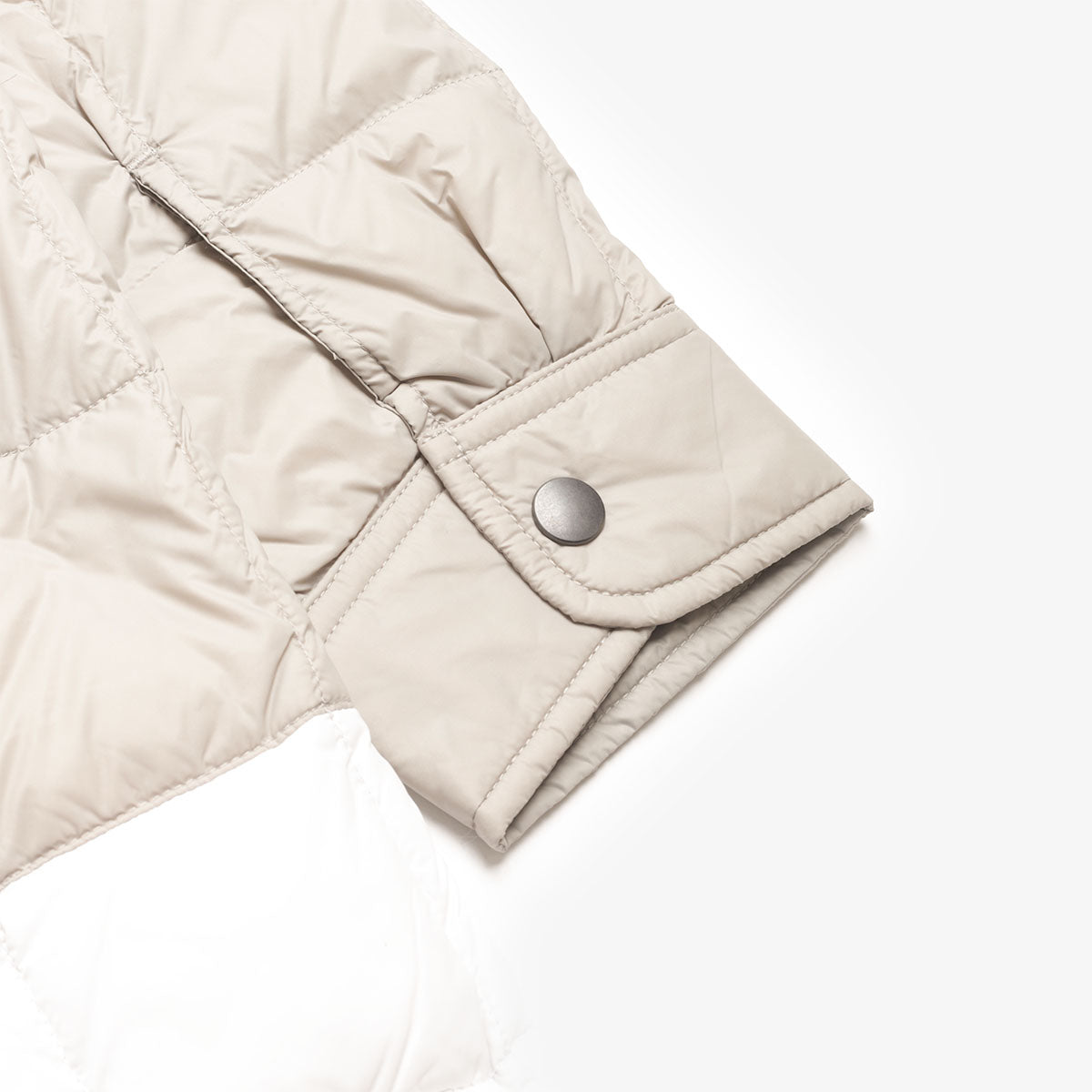 Taion x Mountain Research Down Coach Jacket, Grey, Detail Shot 5