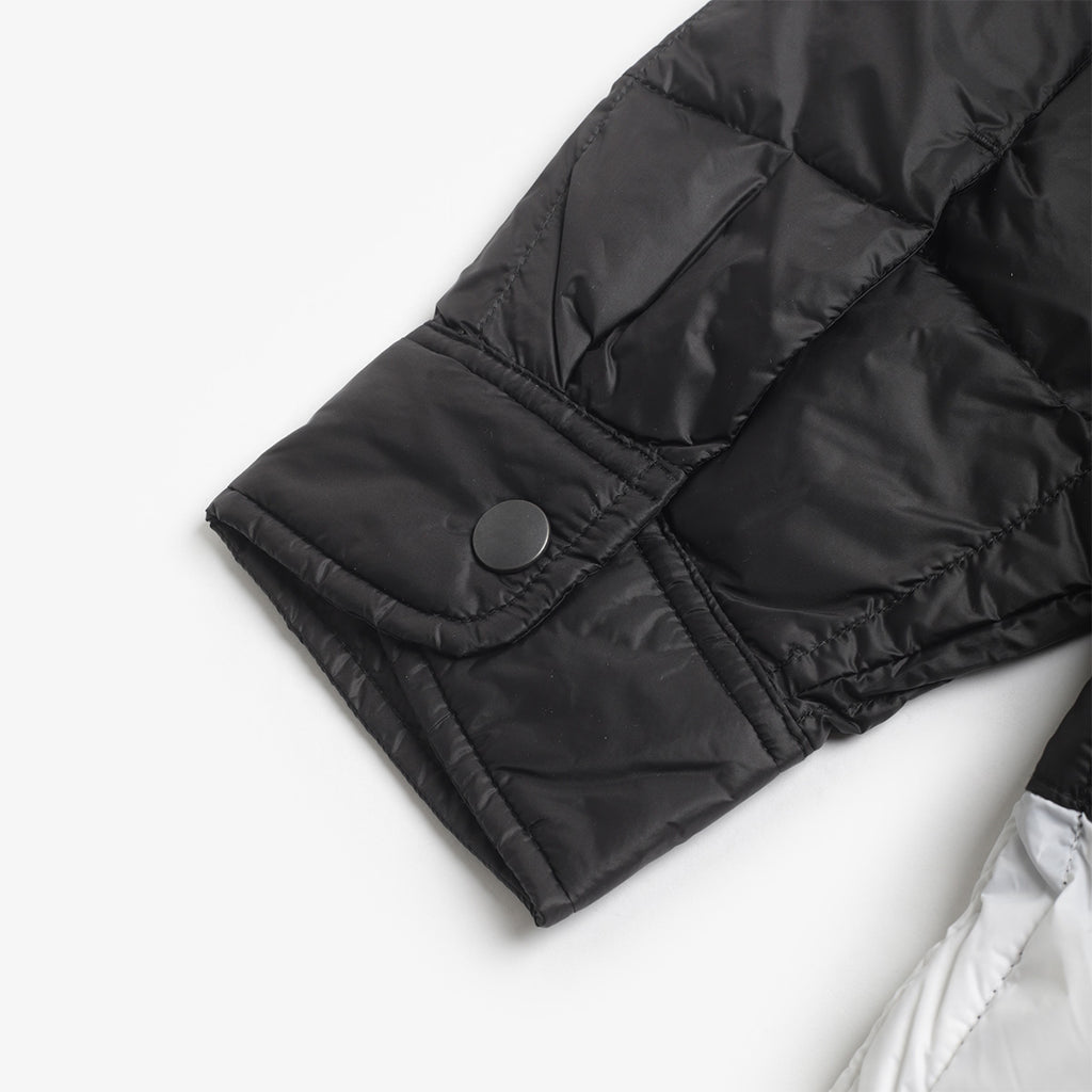 Taion x Mountain Research Down Coach Jacket, Black, Detail Shot 5