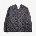 Taion x White Mountaineering Light Down Jacket, Black, Detail Shot 1