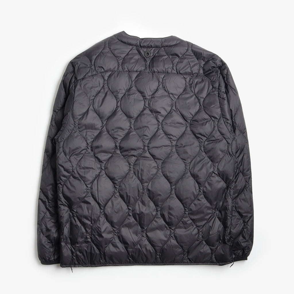 Taion x White Mountaineering Light Down Jacket, Black, Detail Shot 2