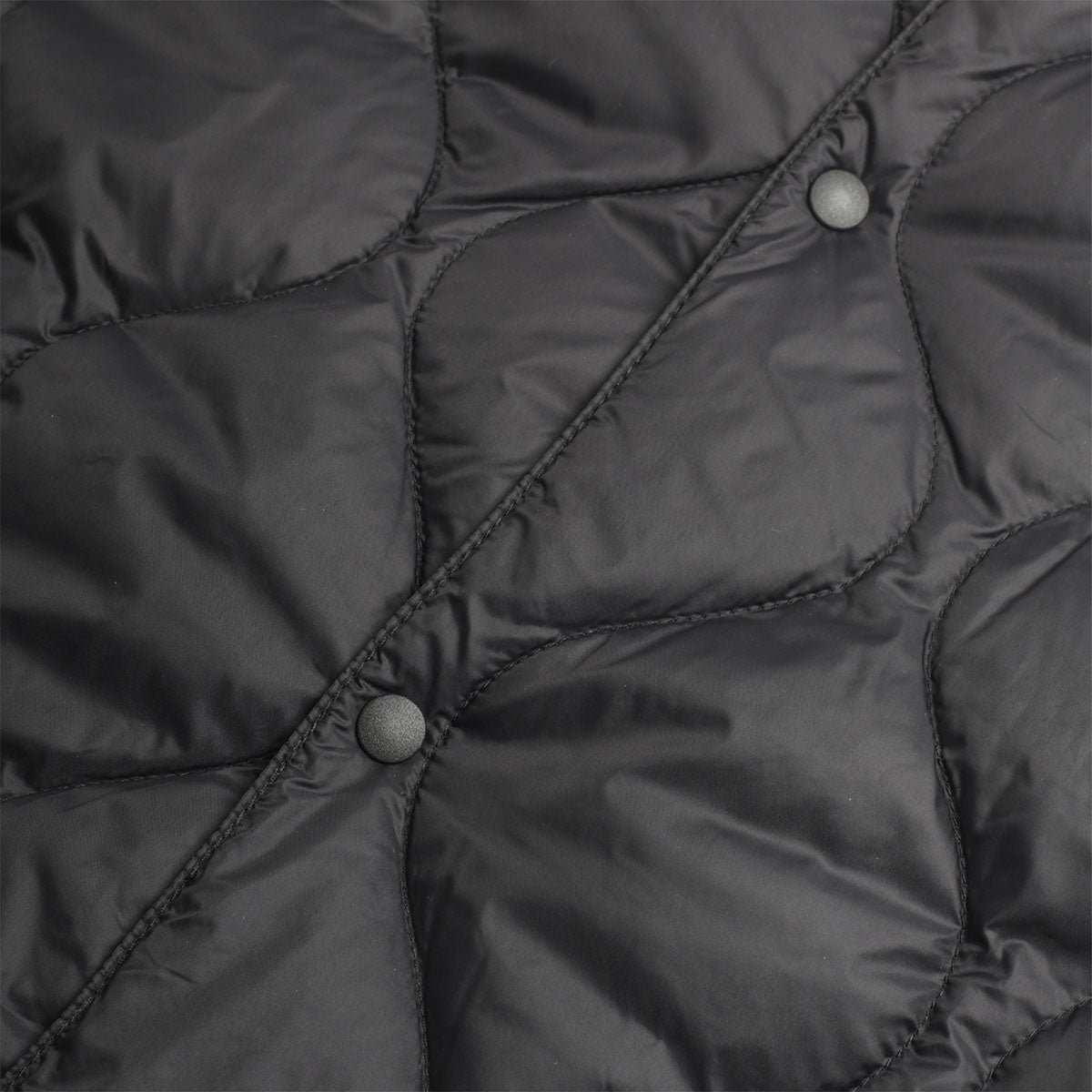 Taion x White Mountaineering Light Down Jacket, Black, Detail Shot 3