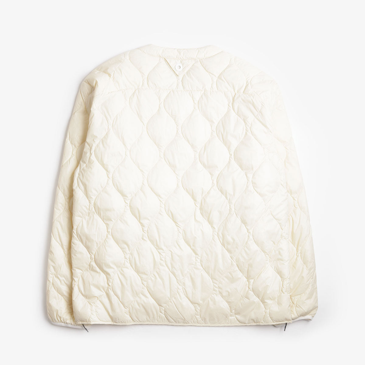 Taion x White Mountaineering Light Down Jacket, Off White, Detail Shot 2