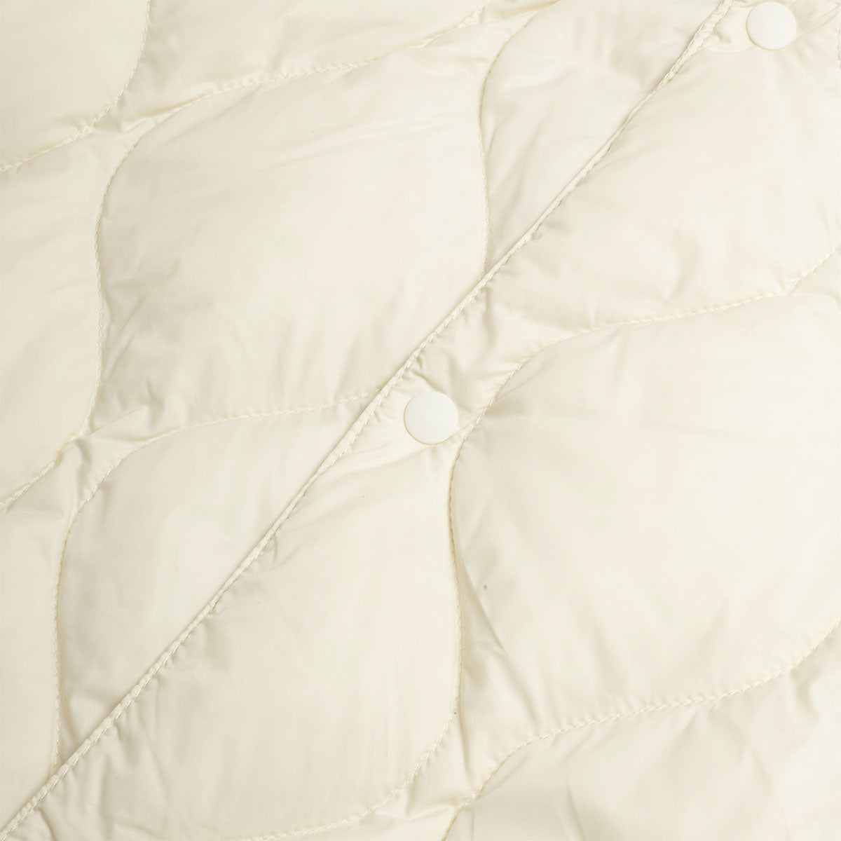 Taion x White Mountaineering Light Down Jacket, Off White, Detail Shot 4