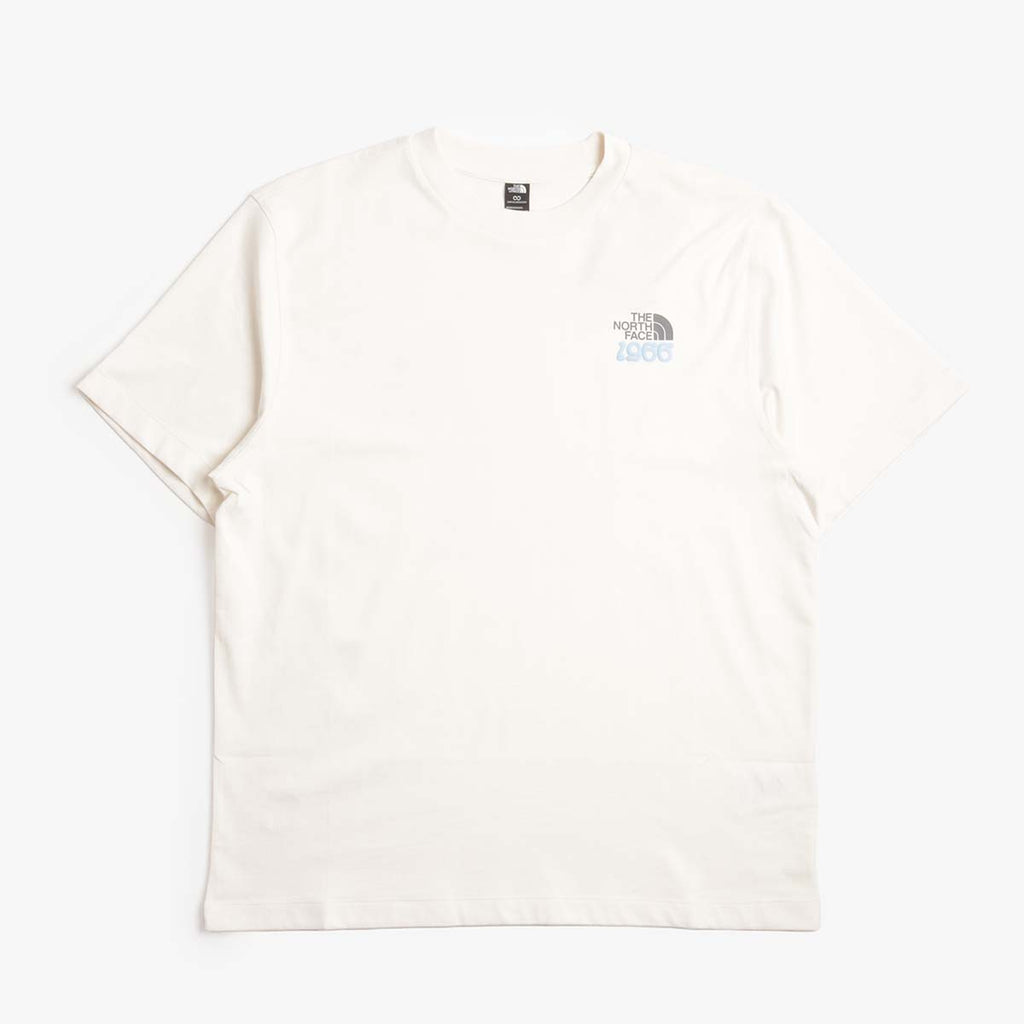 The North Face 1966 Flora Relaxed T-Shirt, White Dune, Detail Shot 1