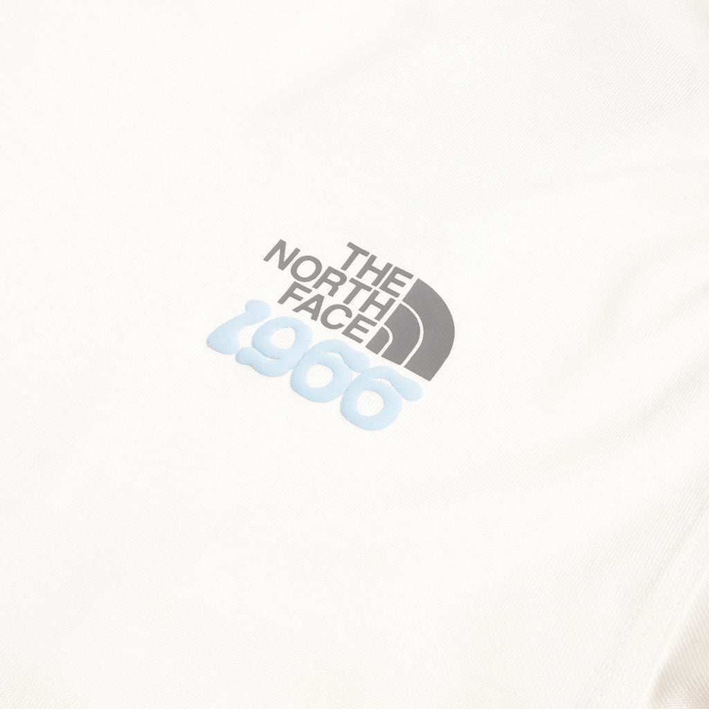 The North Face 1966 Flora Relaxed T-Shirt, White Dune, Detail Shot 2
