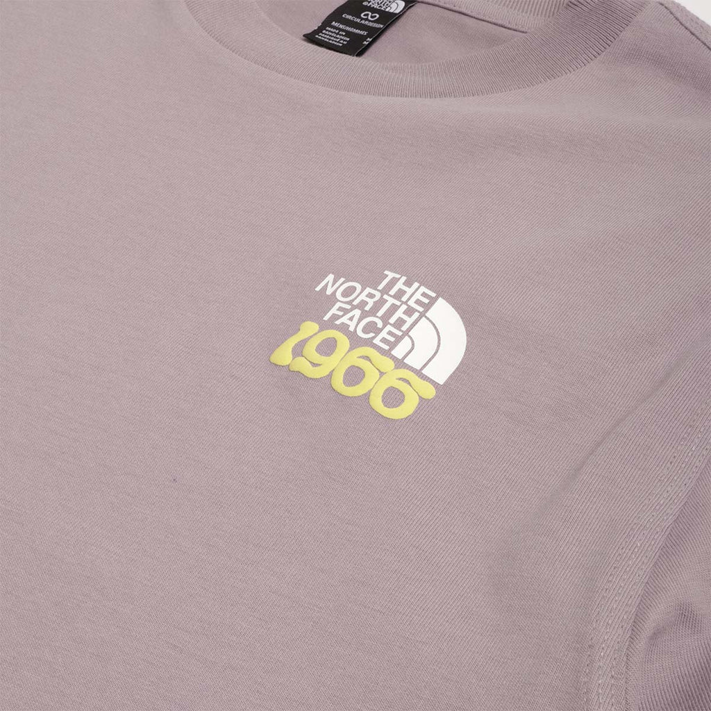 The North Face 1966 Motion Relaxed T-Shirt, Transcendent Grey, Detail Shot 2