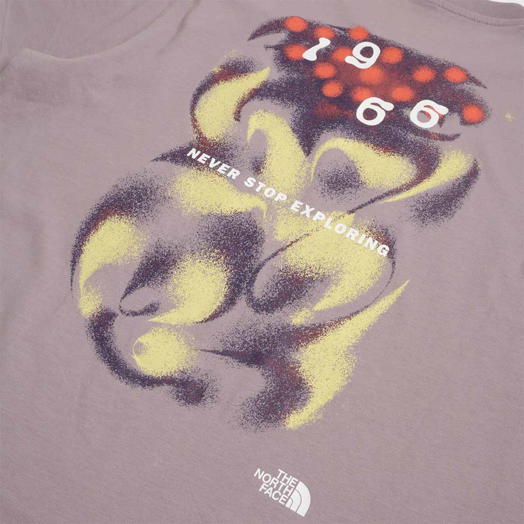 The North Face 1966 Motion Relaxed T-Shirt, Transcendent Grey, Detail Shot 4