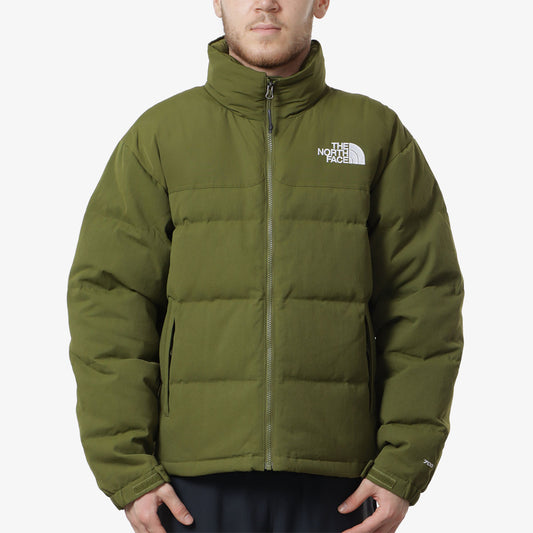 The North Face 1992 Ripstop Nuptse Jacket, Forest Olive, Detail Shot 1