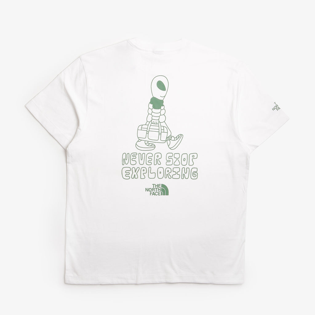 The North Face Alien Relaxed T-Shirt, TNF White, Detail Shot 2