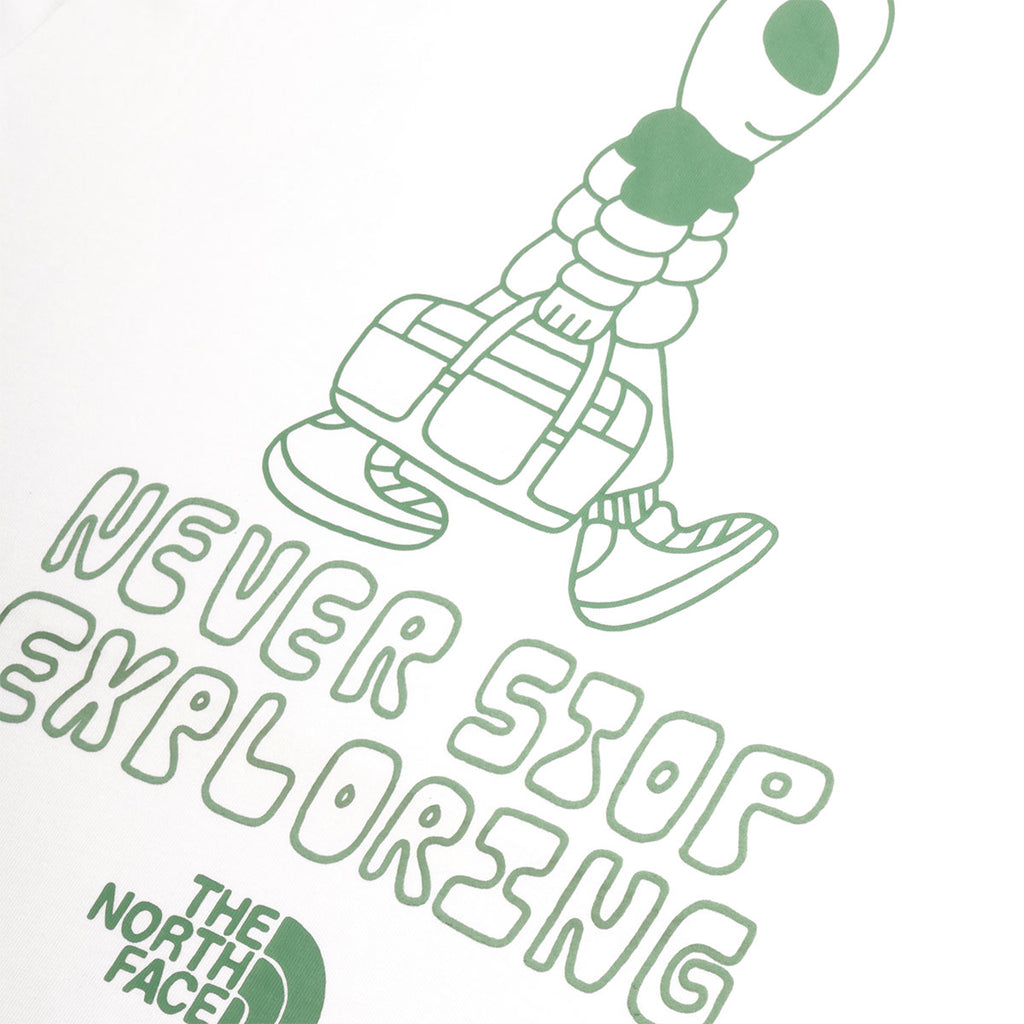 The North Face Alien Relaxed T-Shirt, TNF White, Detail Shot 4