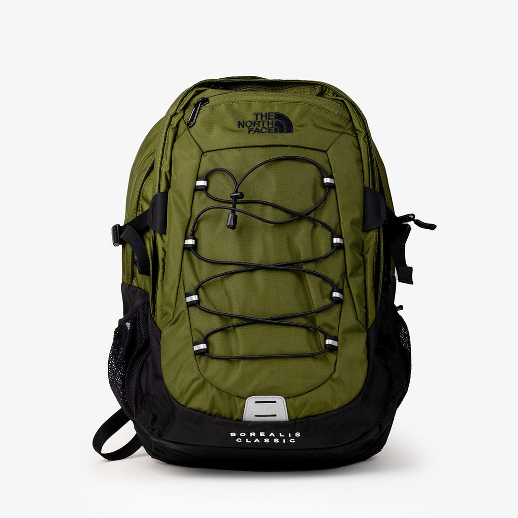 The North Face Borealis Classic Backpack, Woodland Green TNF Black, Detail Shot 1