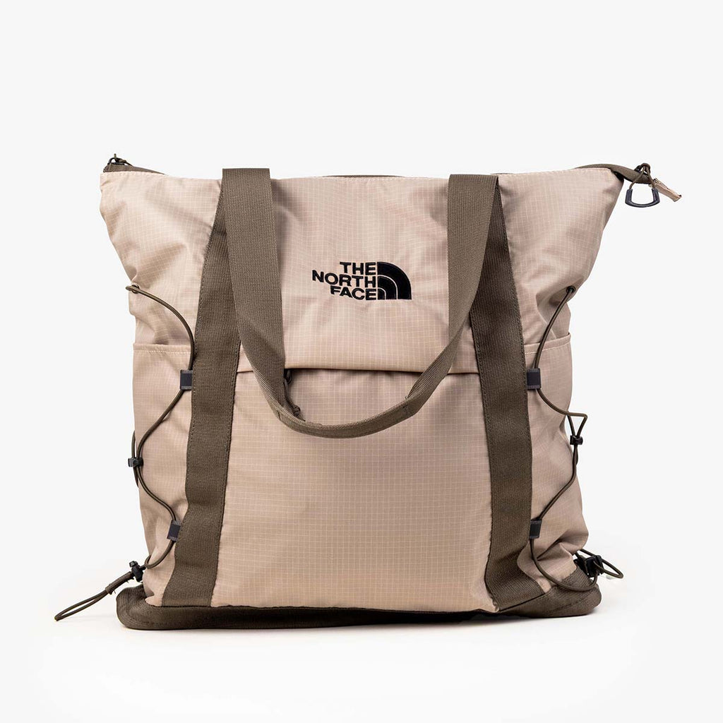 The North Face Borealis Tote Bag, Mushroom Grey, Detail Shot 1