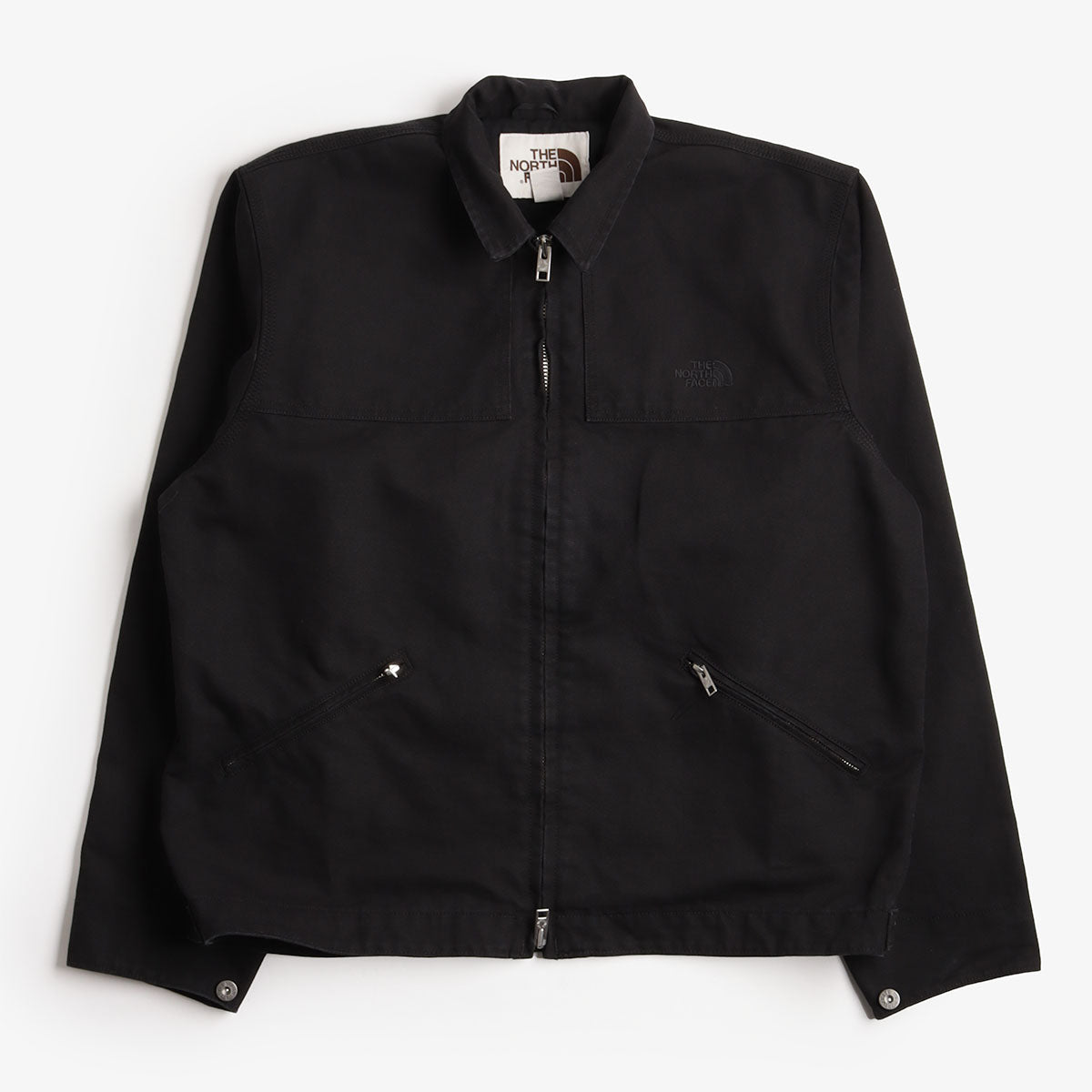The North Face Cedar Canvas Work Jacket, TNF Black, Detail Shot 1