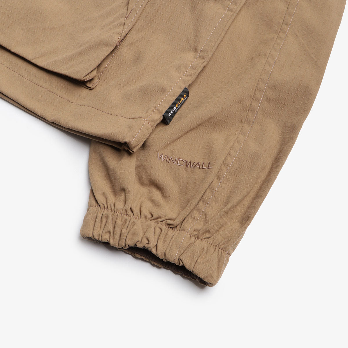The North Face Cordura Wind Jacket, Latte Smokey Brown, Detail Shot 4