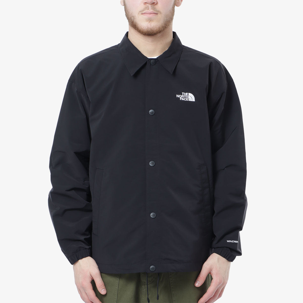 The North Face Easy Wind Coaches Jacket, TNF Black, Detail Shot 1