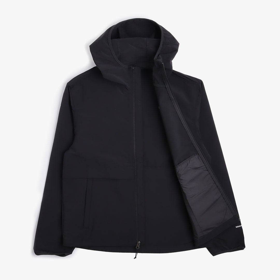 The North Face Easy Wind Hooded Full Zip Jacket, TNF Black, Detail Shot 7