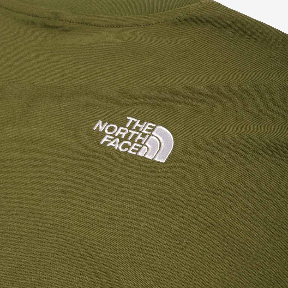 The North Face Essential Oversize T-Shirt, Woodland Green, Detail Shot 4