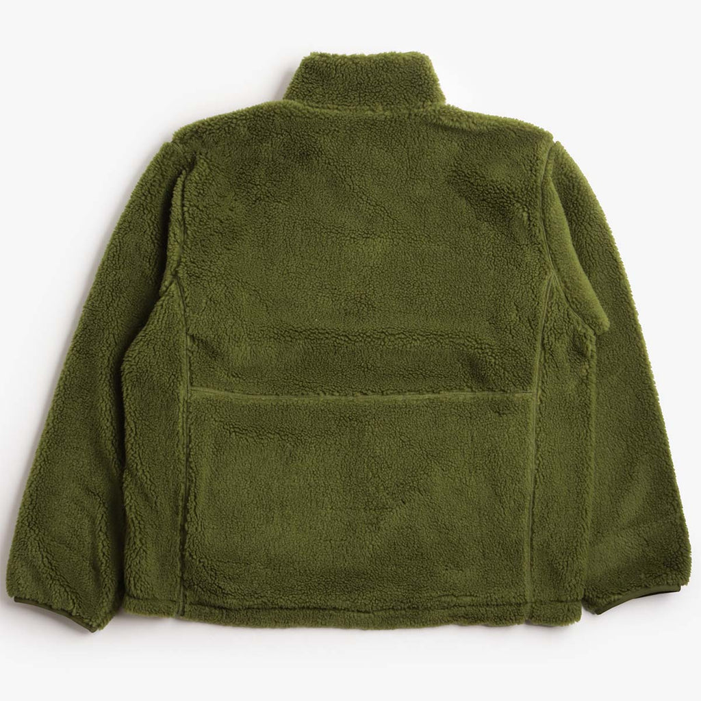 The North Face Extreme Pile 2 Full Zip Jacket, Woodland Green, Detail Shot 2