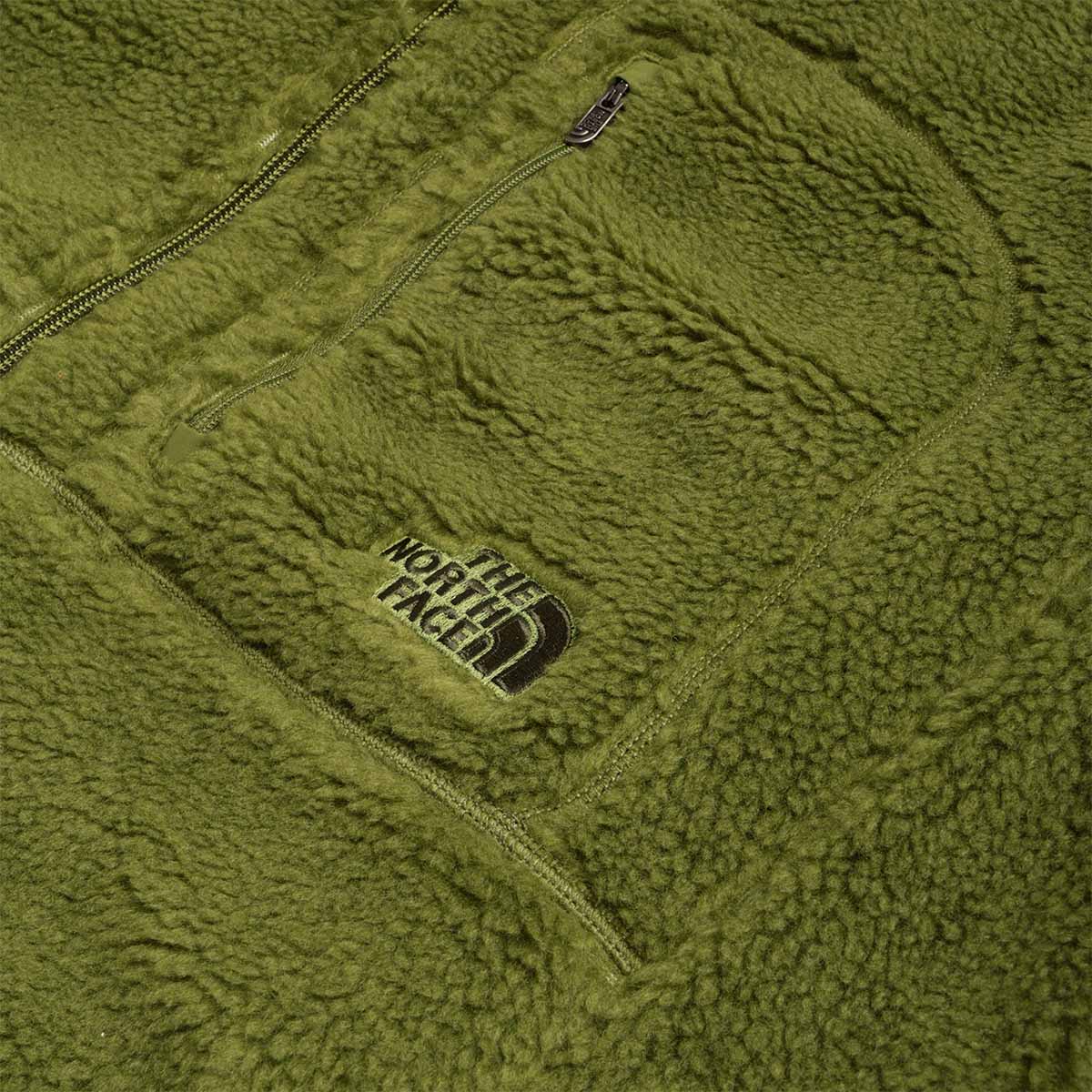 main The North Face Extreme Pile 2 Full Zip Jacket, Woodland Green, Detail Shot 3