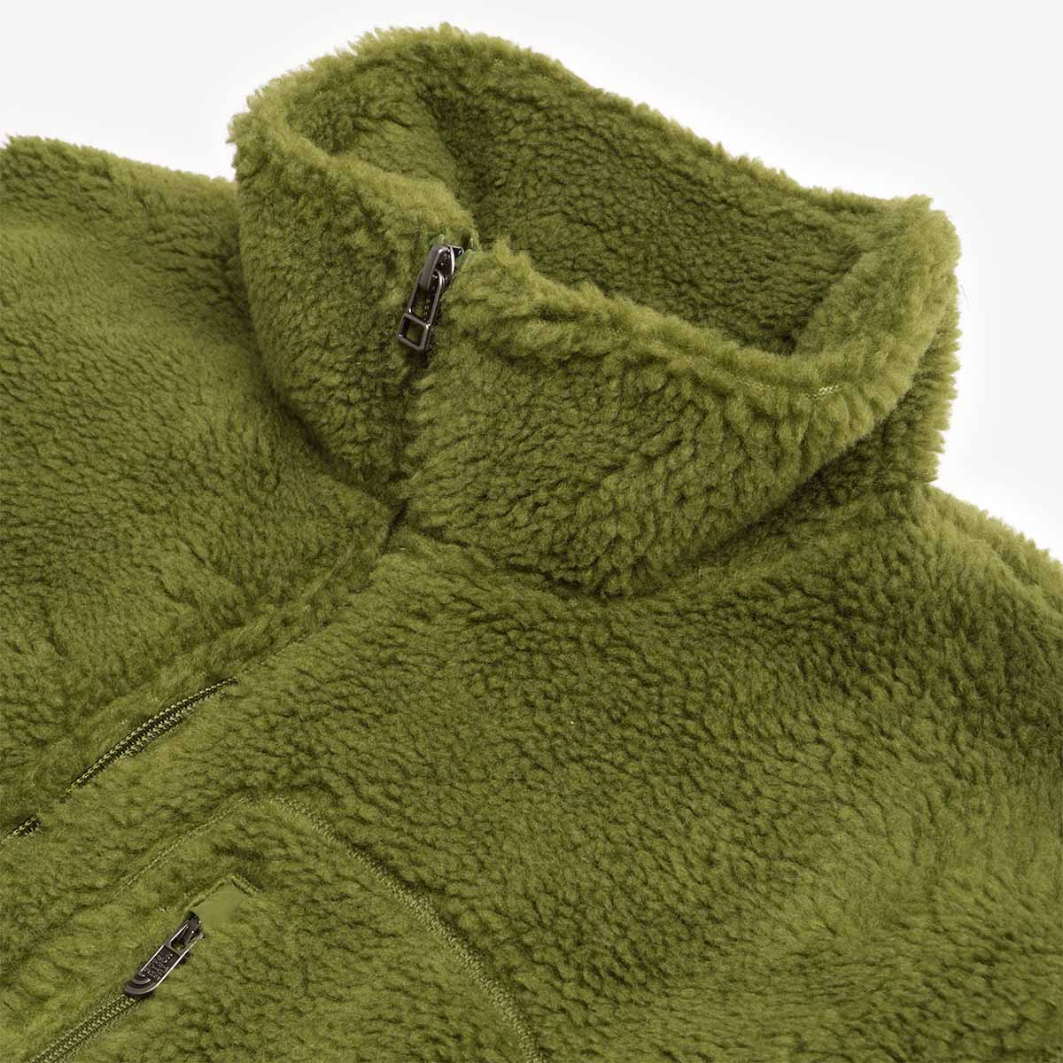 main The North Face Extreme Pile 2 Full Zip Jacket, Woodland Green, Detail Shot 4