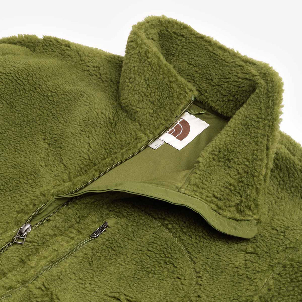 The North Face Extreme Pile 2 Full Zip Jacket, Woodland Green, Detail Shot 5