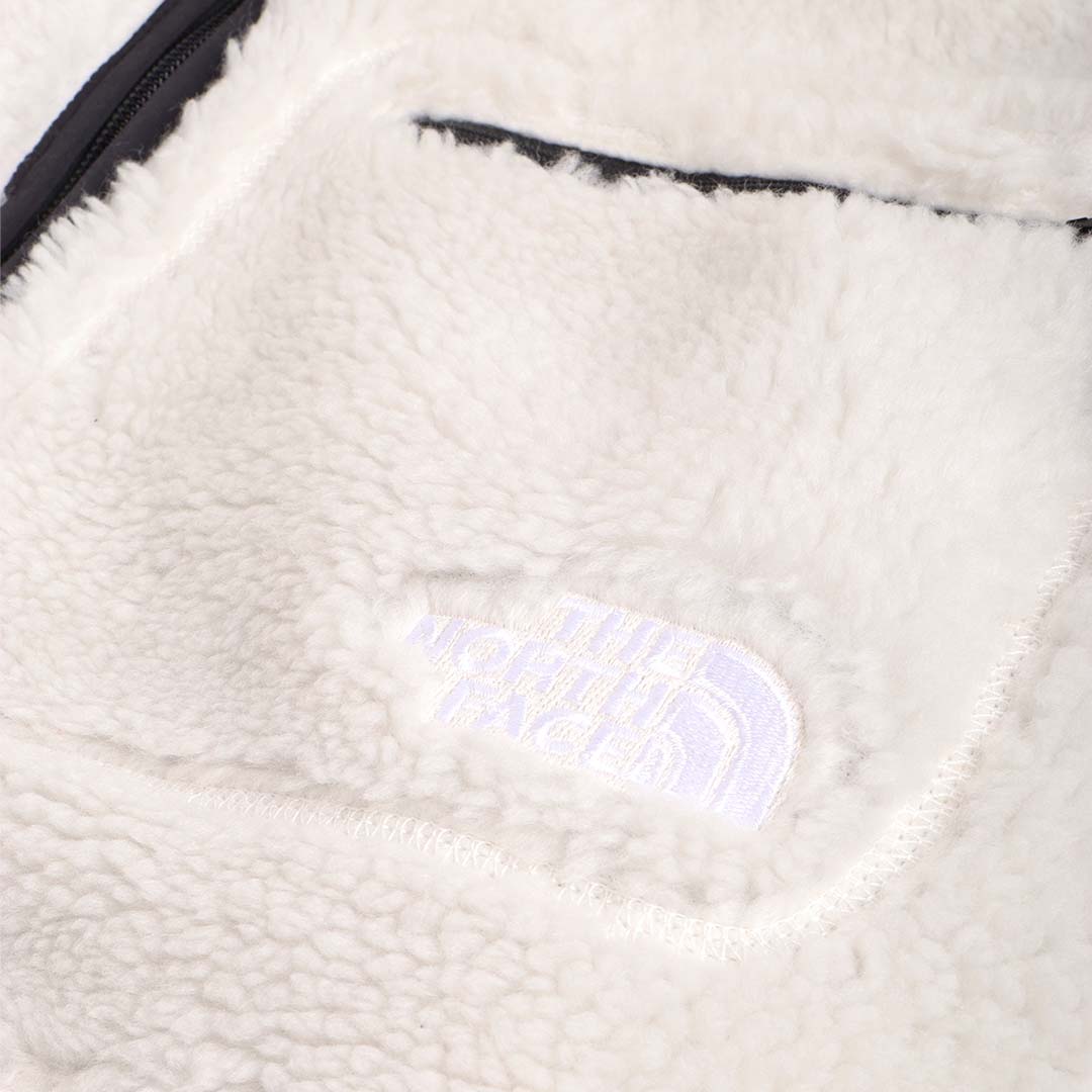 The North Face Extreme Pile Pullover Jacket, Gardenia White Sulphur Moss, Detail Shot 4