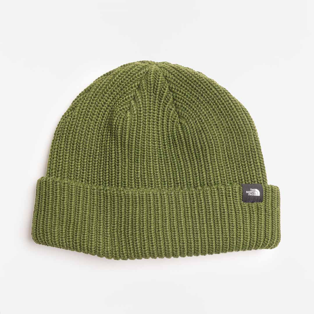 main The North Face Fisherman Beanie, Woodland Green, Detail Shot 1