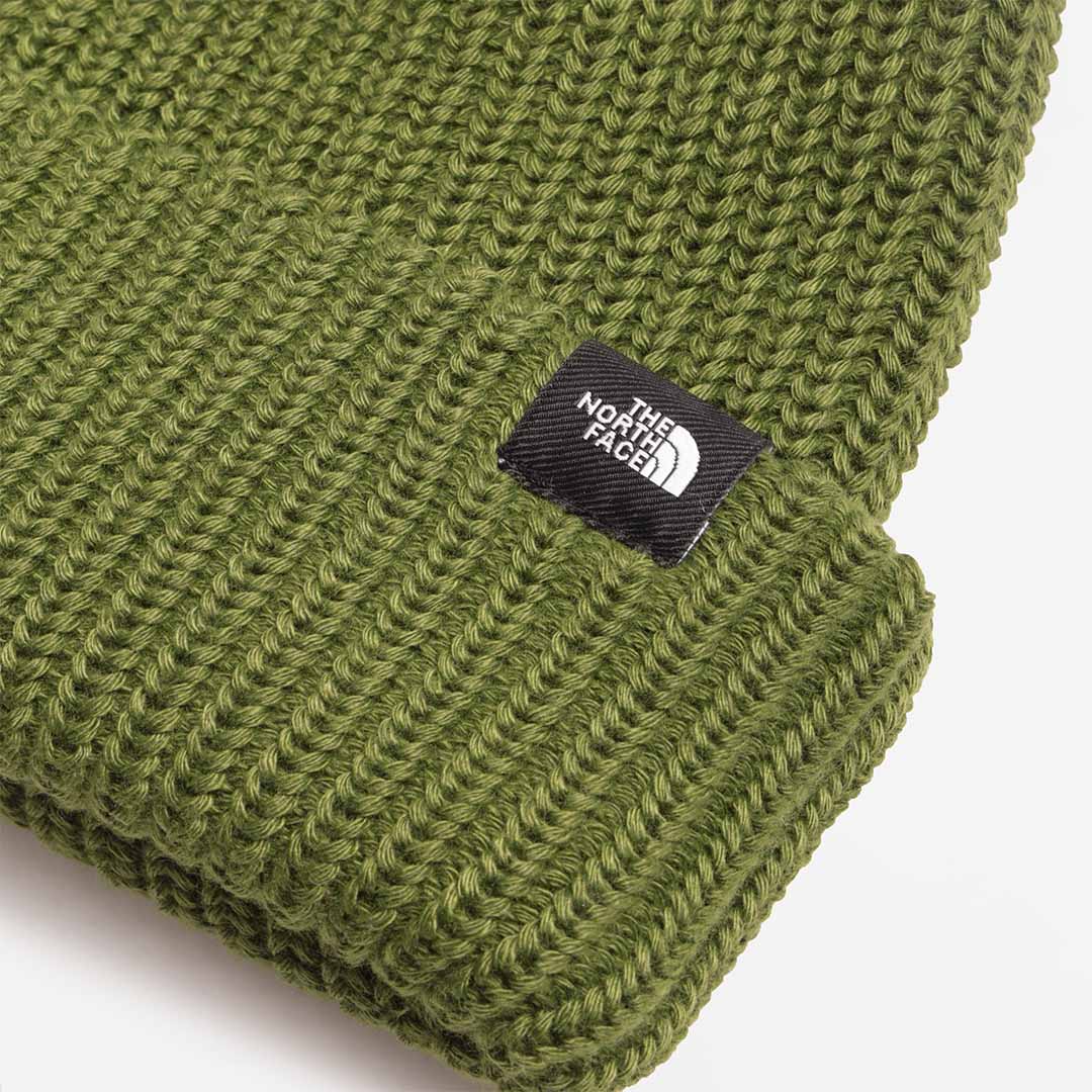 main The North Face Fisherman Beanie, Woodland Green, Detail Shot 2