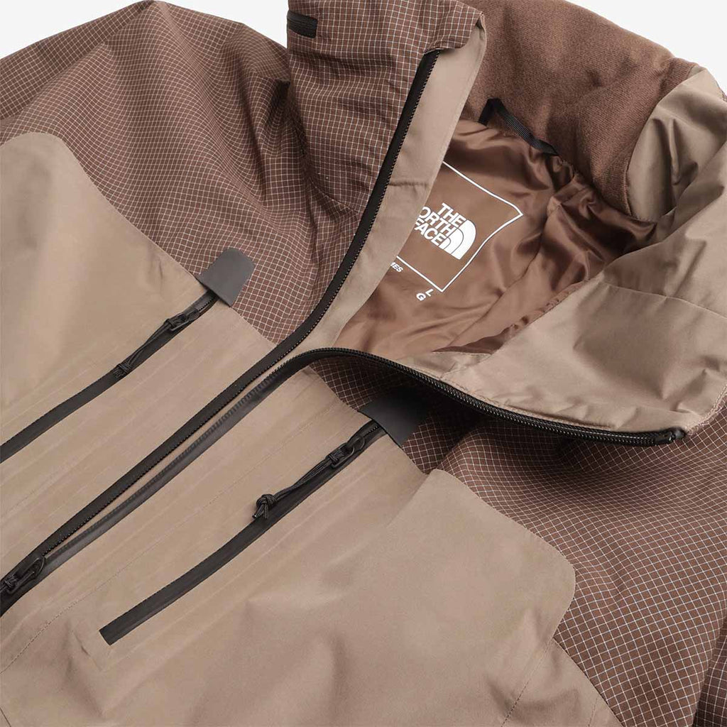 The North Face HKE Devils Thumb GTX Jacket, Mocha Brown Smokey Brown, Detail Shot 4
