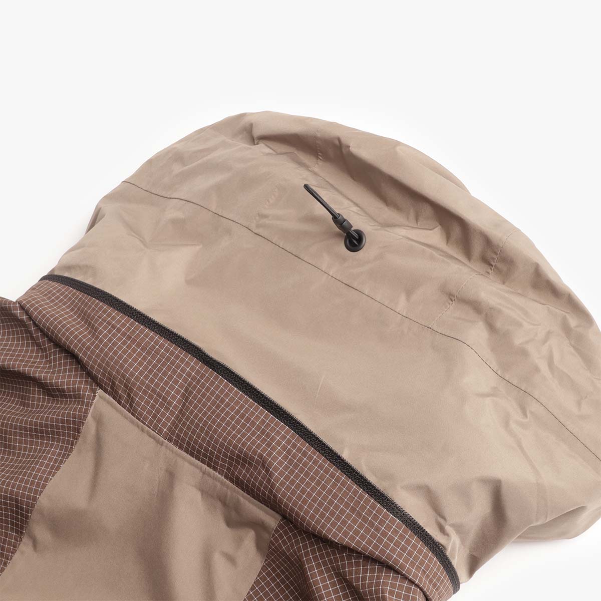 The North Face HKE Devils Thumb GTX Jacket, Mocha Brown Smokey Brown, Detail Shot 6