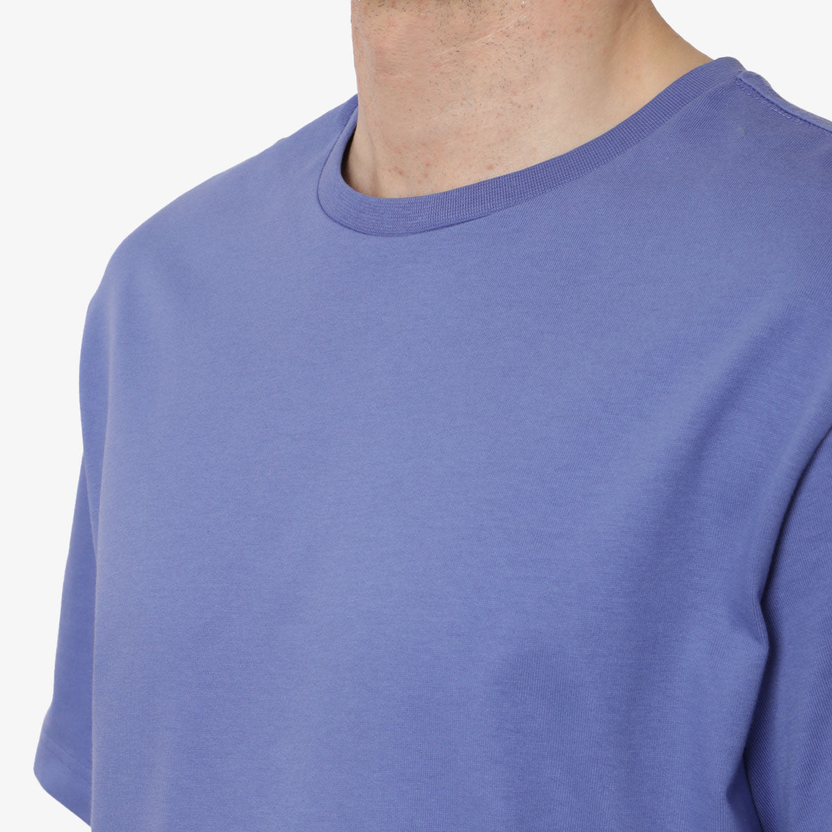 The North Face Logo RMST Relaxed T-Shirt, Indigo Plum, Detail Shot 3