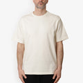 The North Face Logo RMST Relaxed T-Shirt, White Dune, Detail Shot 2