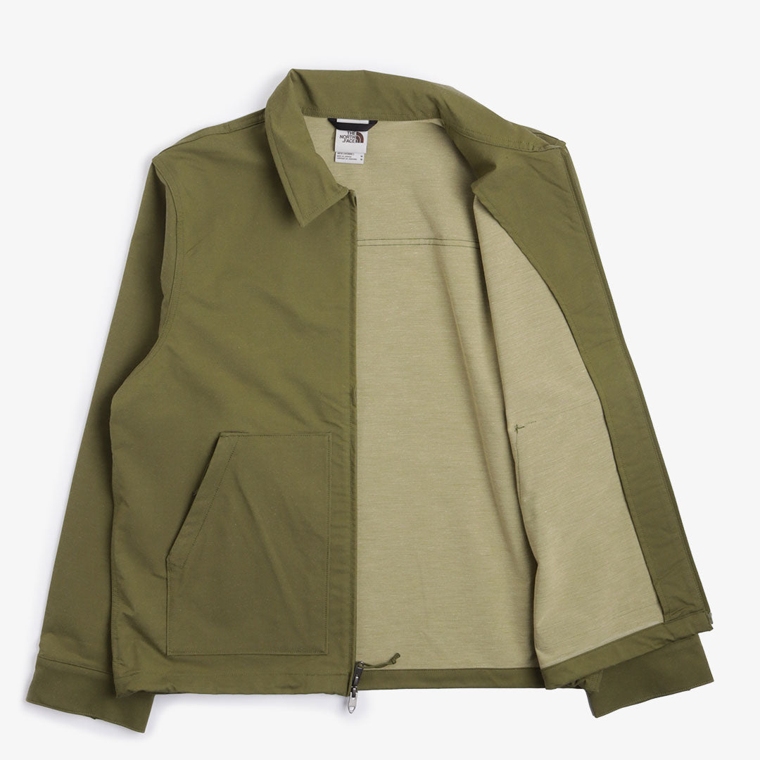 The North Face M66 Tek Twill Top, Forest Olive, Detail Shot 5