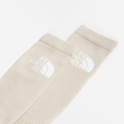 thumbnail The North Face Multi Sport Cushion Crew Socks 3 Pack, Stone Slab Desert Stone, Detail Shot 4